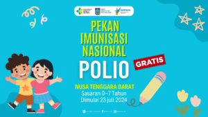 Jangan Sampai Terlewatkan, Pekan Vaksin Nasional (PVN) Polio 2024 Untuk Anak Bebas Polio
